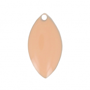 Navettes en métal et résine époxy 19x10 mm Light Rose x 8