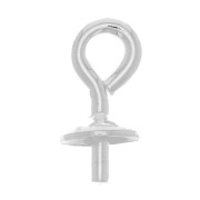 Bélière pour ronde semi-percée 6 8 et 10 mm en Argent 925|raw }}