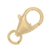 Fermoir mousqueton 10 mm Gold filled (or laminé)  x1