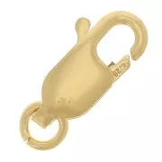 Fermoir mousqueton allongé 11 mm Gold filled (or laminé) x1