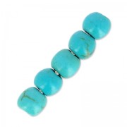 Perles rondes imitation Turquoise 4 mm x20|raw }}