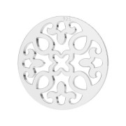 Intercalaire rond rosace 13 mm en Argent 925 x1|raw }}