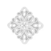 Intercalaire pendentif mandalas 15.5 mm - Argent 925 x1