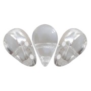 Perles en verre Amos® par Puca® 5x8 mm Crystal x10g