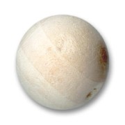 Perles rondes en bois brut 18 mm x30