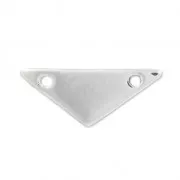 Intercalaire triangle 2 trous 22 mm en Argent 925 x1
