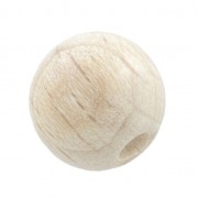 Perles rondes en bois brut 10 mm x20|raw }}