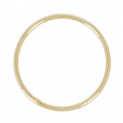 Anneau 20 mm en Argent 925 plaqué or 18 carats 3 microns x1