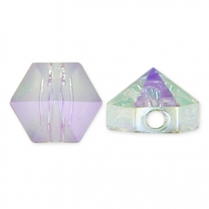 Hexagon Spike Bead PureCrystal 5060 5.5 mm Crystal Paradise Shine x1