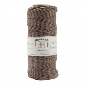 Bobine de 62 mètres de fil de chanvre Hemp Cord 1.1 mm Marron Clair