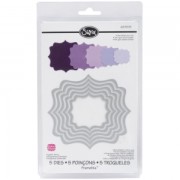 Matrices de découpe Framelits pour Sizzix - 5 pochoirs Etiquette