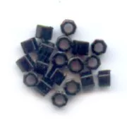 Miyuki Delica 11/0 Hex Cut DBC0010 - Black x8g