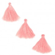 Pompons imitation coton 26-30 mm Baby Pink x10|raw }}