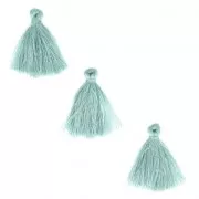 Pompons imitation coton 26-30 mm Light Teal x10