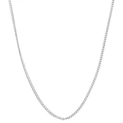 Tour de cou chaîne maille gourmette limée 1.20 mm - Argent 925 x42 cm