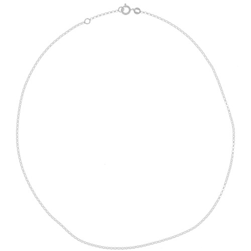 Tour de cou chaîne maille jaseron 1.8 mm en Argent 925 x42 cm