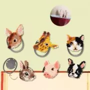 Support marque-page pour tissage de perles Miyuki 35x29 mm en Acier inox x1