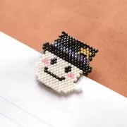 Support marque-page pour tissage de perles Miyuki 35x29 mm en Acier inox x1