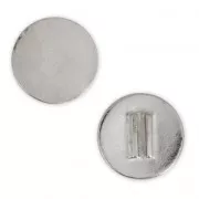 Support marque-place pour tissage de perles Miyuki 20 mm rhodié x1