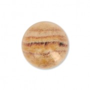 Cabochon en résine imitation pierre gemme 8 mm Quartz Rutile x1|raw }}