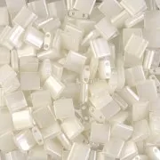 Miyuki Tila Beads 5x5x1.9 mm TL-0512 - White Alabaster Glazed Luster x10g