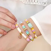 Perles rondes 4 mm - Doré à l'or fin x50