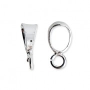 Bélière - Fabrication européenne - 6 mm avec anneau en Argent 925 x1|raw }}