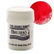 Pigment en poudre aquarellable Brusho Colours - Ost.Red x15 g