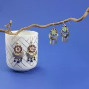 Intercalaire demi-lune 5 trous 13x19 mm doré à l'or fin x1