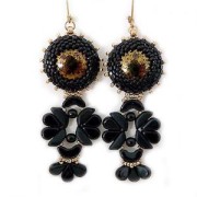 Perles en verre Amos® par Puca® 5x8 mm Red Métallic Mat x10g