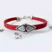 Perles en verre Amos® par Puca® 5x8 mm Red Métallic Mat x10g