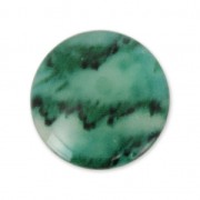 Cabochon en résine imitation pierre gemme 25 mm Green Jade x1|raw }}