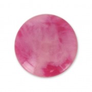 Cabochon en résine imitation pierre gemme 25 mm Ruby x1