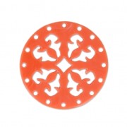 Intercalaire rond multirangs en plexiglas 27 mm Coral x1|raw }}