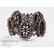 Intercalaire rond multirangs en plexiglas 27 mm Coral x1