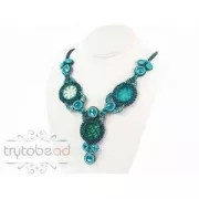 Intercalaire rond multirangs en plexiglas 27 mm Coral x1