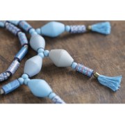 Perles hexagones 27x22 mm en bois brut naturel x10