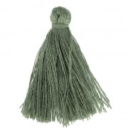 Pompon imitation coton 27-30 mm Kaki x1