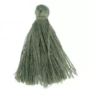 Pompon imitation coton 27-30 mm Kaki x1