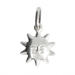 Breloque / Pendentif Soleil 19x11 mm en Argent 925 x1