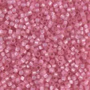 Miyuki Delica 10/0 DBM0625 - Dyed Rose Siver Lined  Alabaster x8g