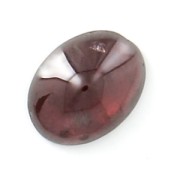 Cabochon ovale 8x6 mm Grenat x1|raw }}
