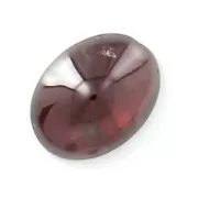 Cabochon ovale 8x6 mm Grenat x1