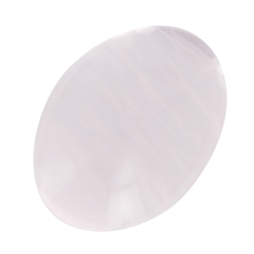 Cabochon ovale 8x6 mm Quartz Rose x1