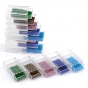 Boites de rangement pour perles de rocailles et fournitures à empiler x10|raw }}