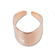 Bague large 21 mm doré rose x1