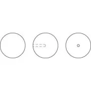 Nacrée PureCrystal semi-percée 5818 4 mm Crystal Dove Iridescent Grey Pearl x1