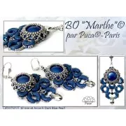 Toupies en cristal PureCrystal 5328 4 mm Majestic Blue x50