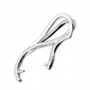 Attache pendentif 24 mm en Argent 925 x1
