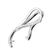 Attache pendentif 24 mm en Argent 925 x1